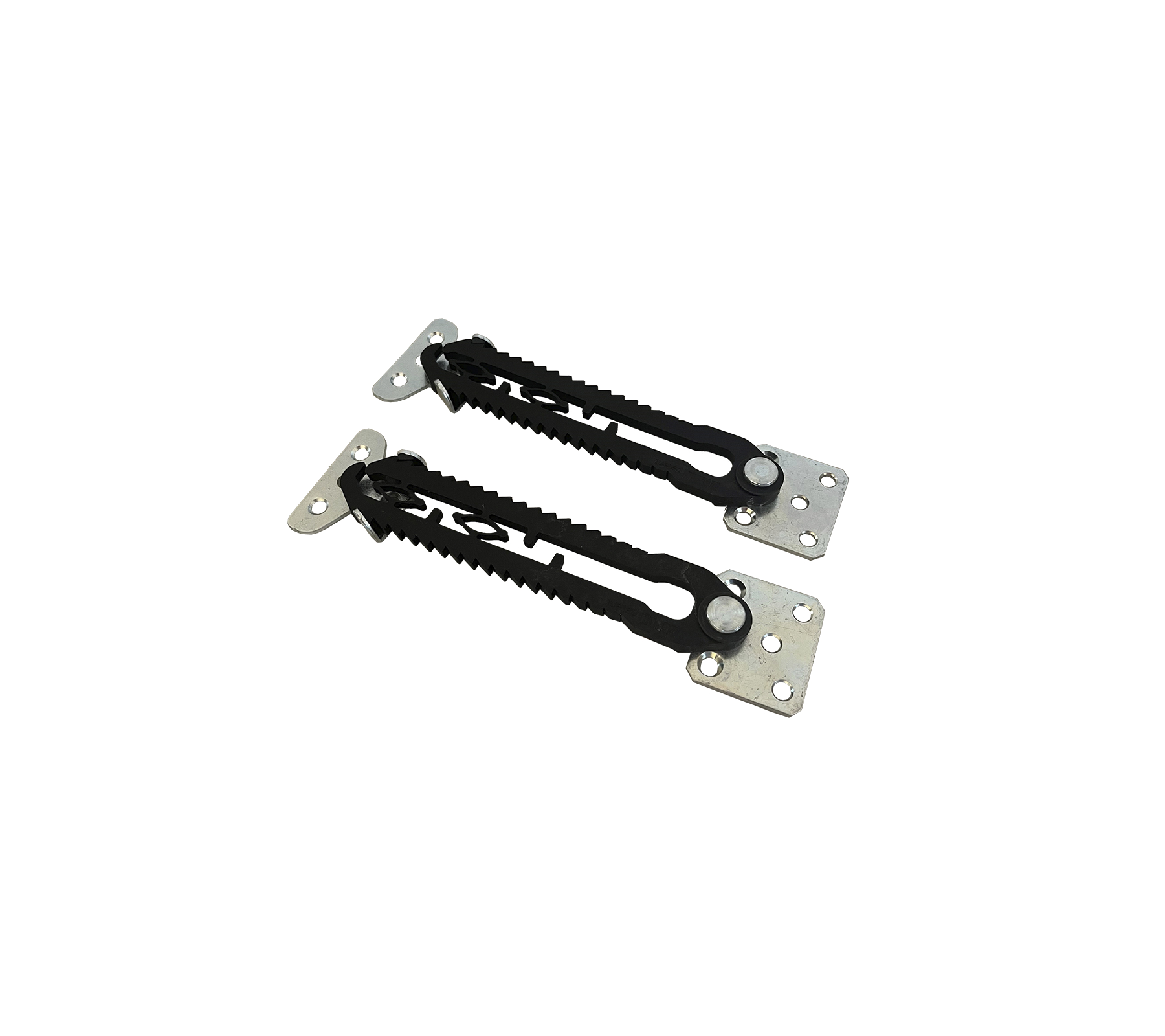 Scale connection brackets in galvanized steel w/ plastic