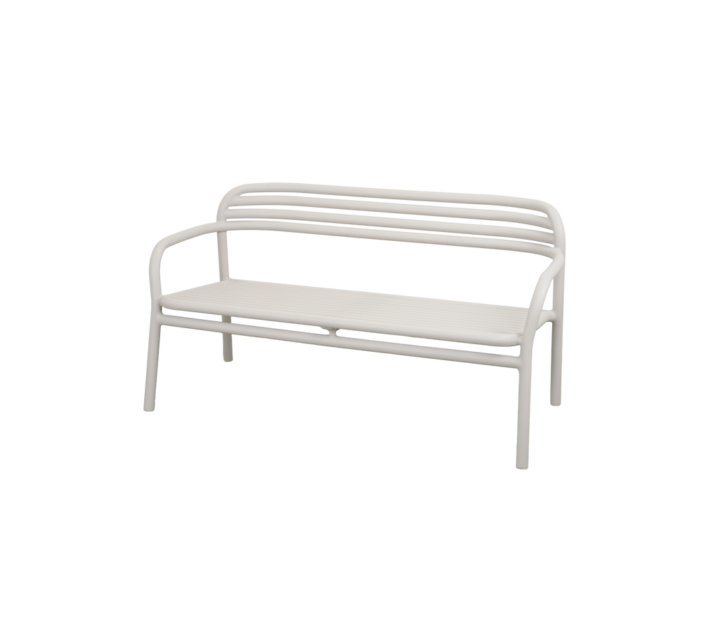Modern sand bench with a minimalist design.
