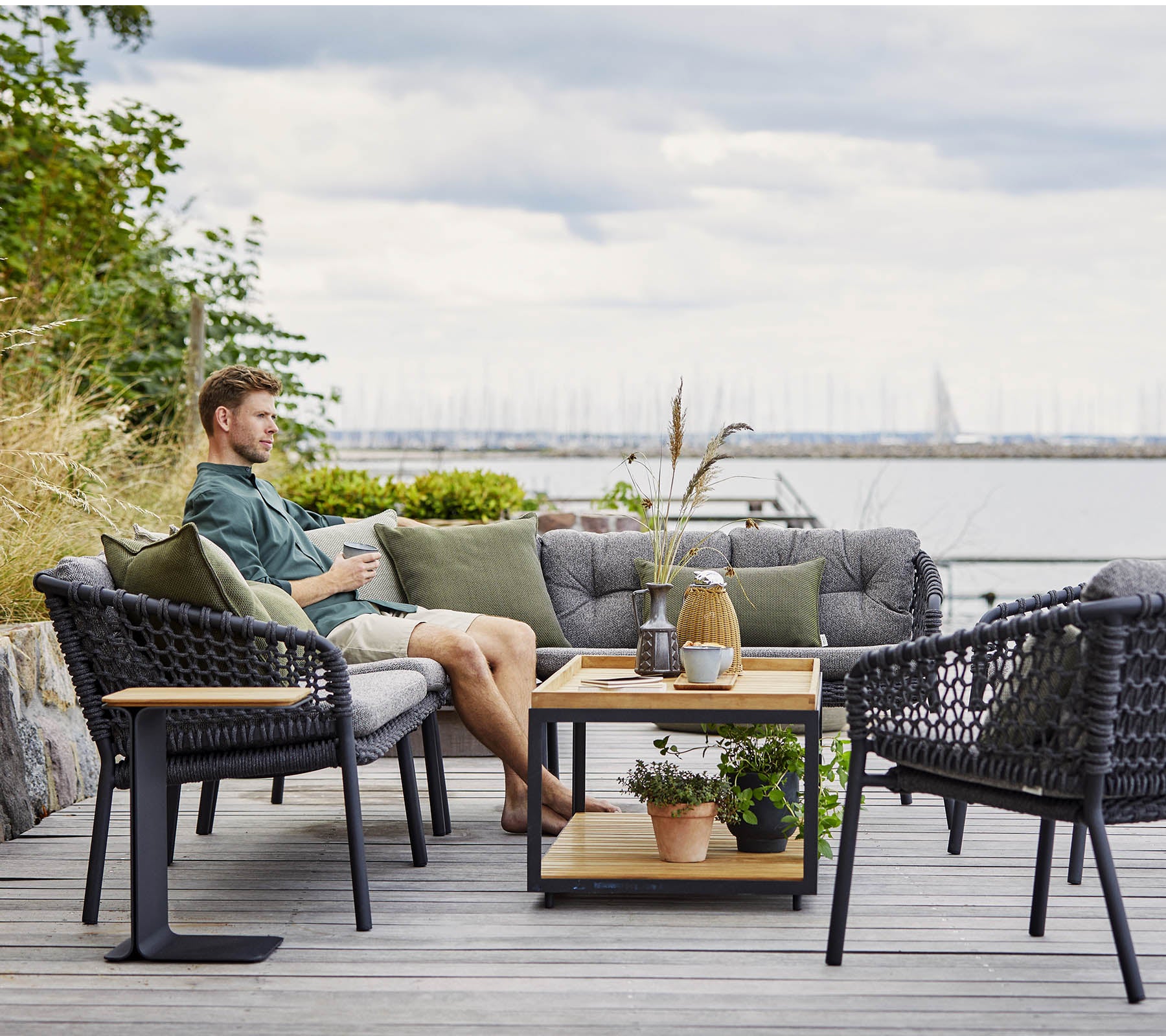 Ocean 2-seater sofa, right module