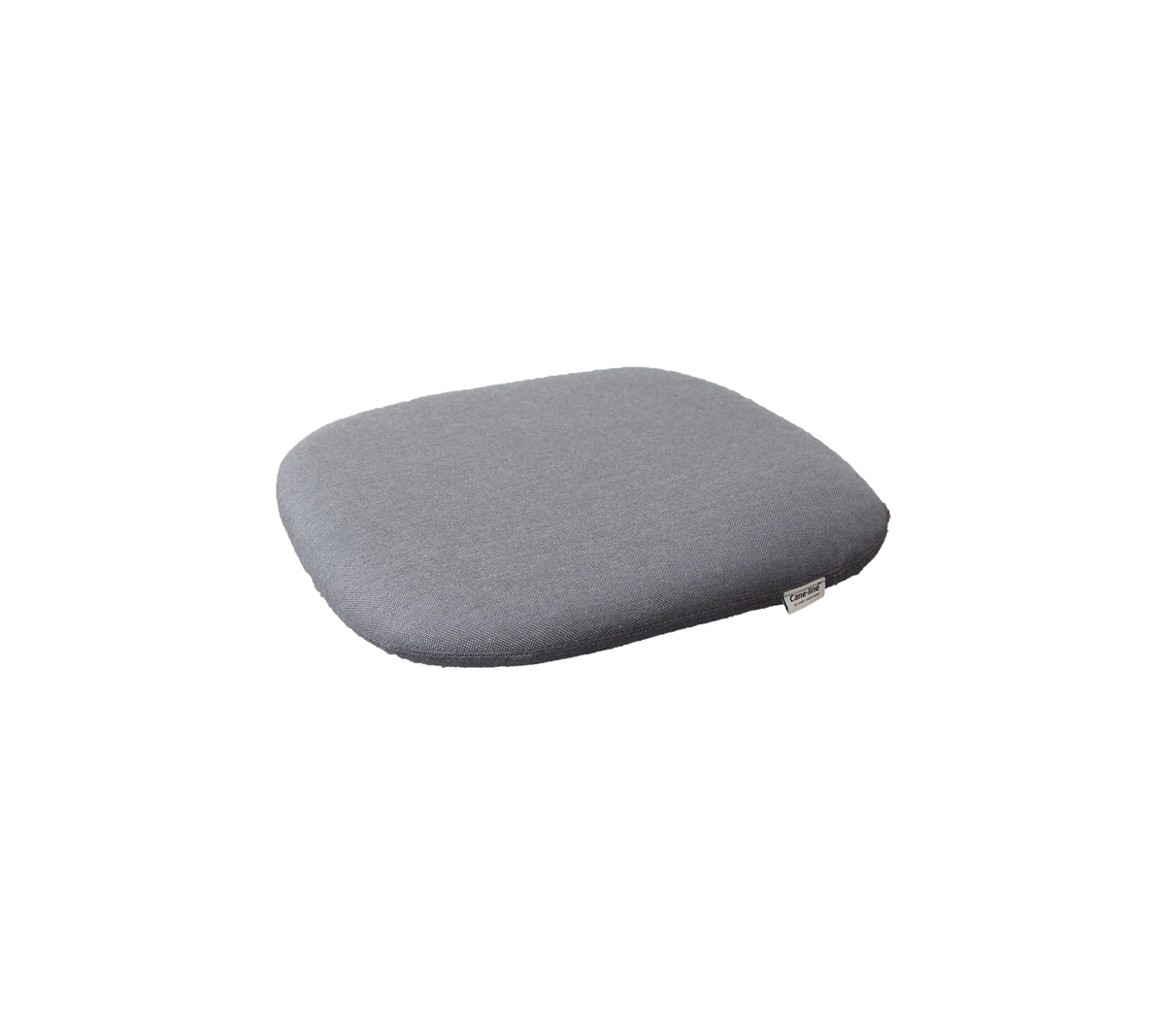 Gray cushion designed for comfort and support, featuring a sleek, minimalist shape and soft fabric. Ideal for seating enhancements.