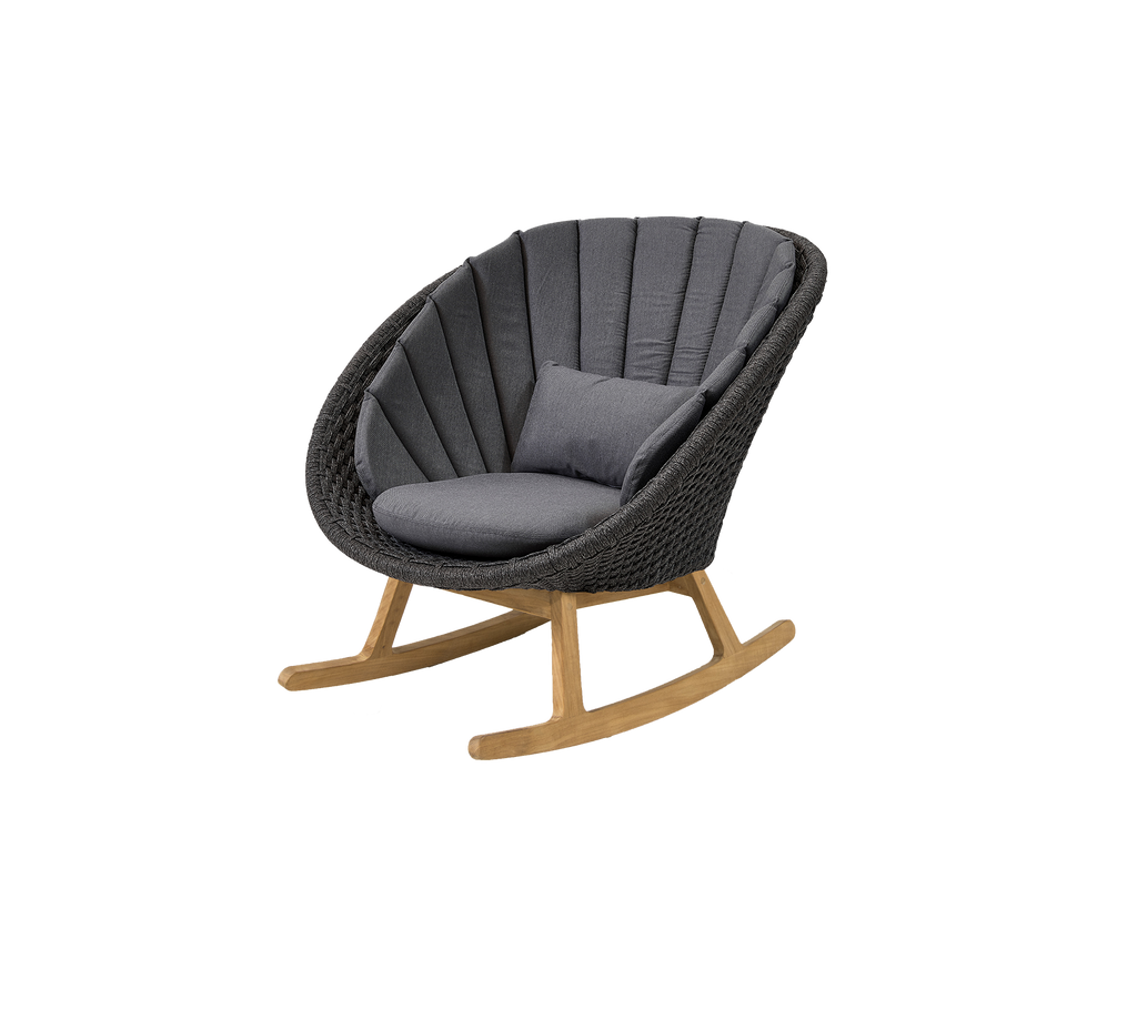 Peacock rocking chair