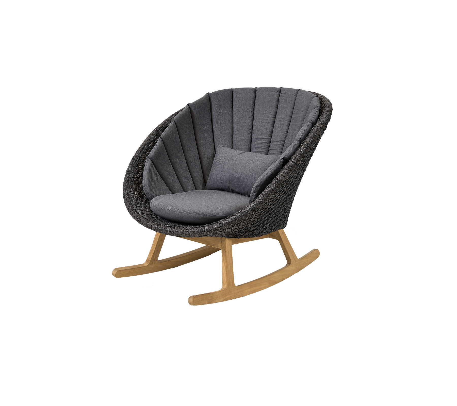 Peacock rocking chair