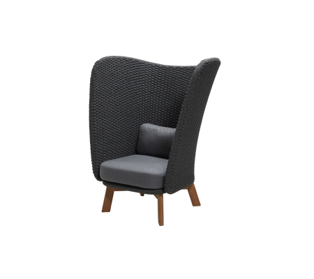 Peacock Wing highback chair