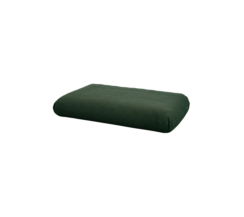 Dark green cushion.