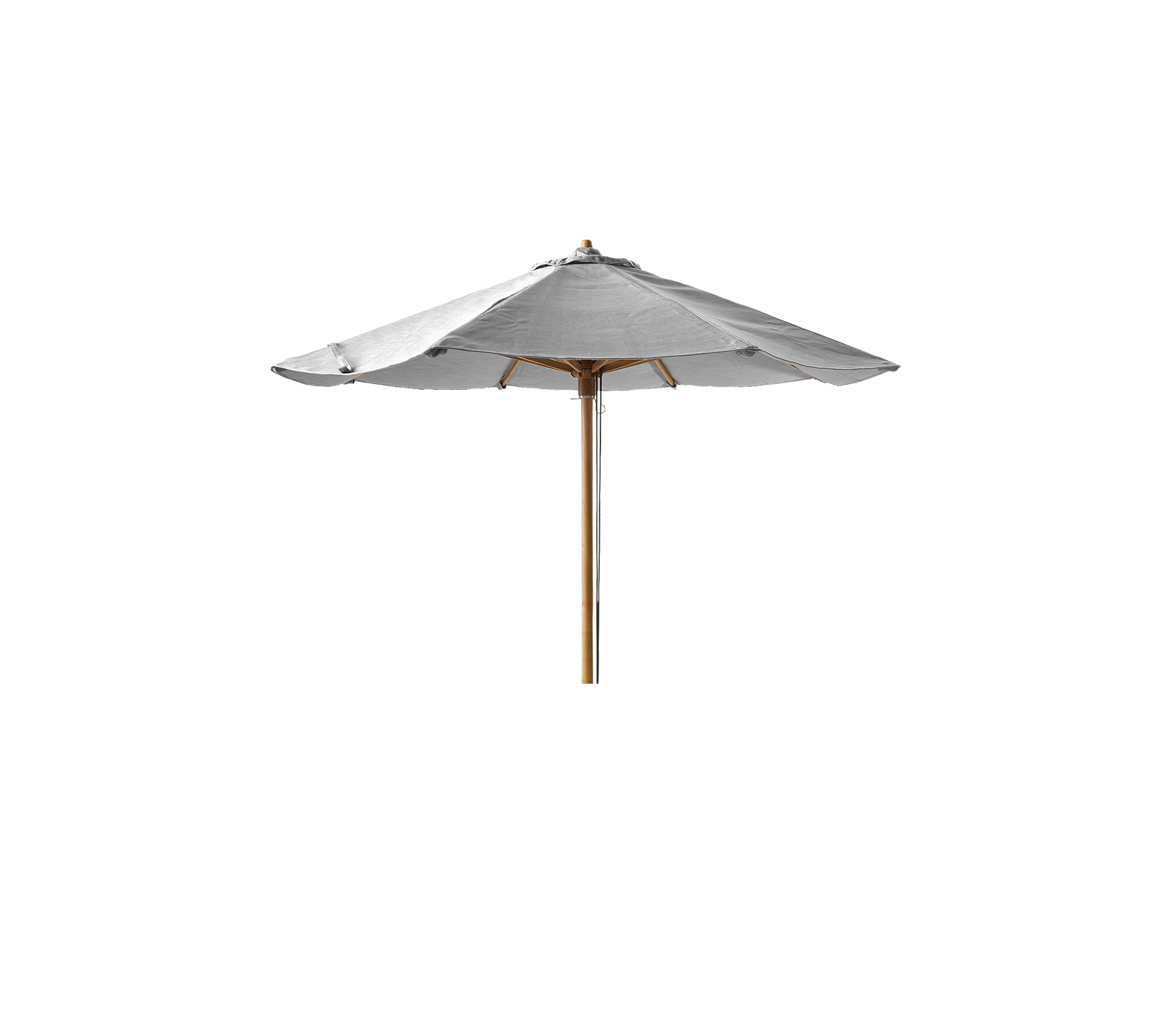 Classic parasol w/pulley system low, dia. 2,4 m, for Peacock daybed