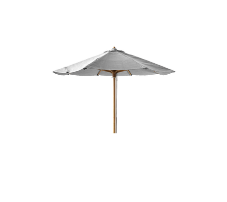 Classic parasol w/pulley system low for Peacock daybed