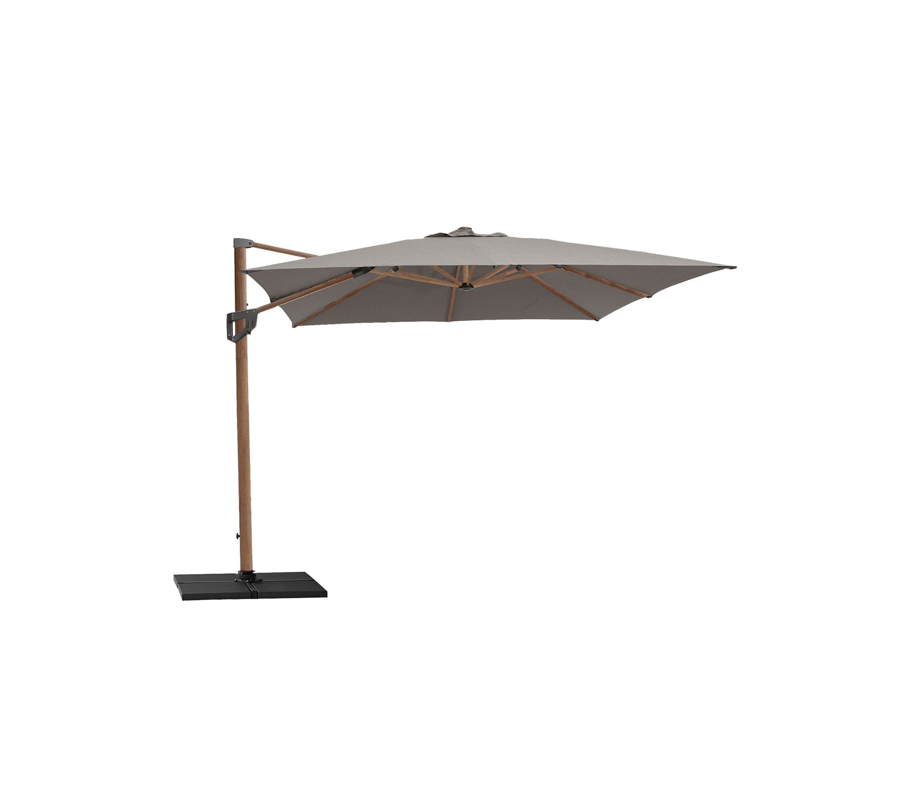 Hyde luxe tilt parasol, 3x3 m