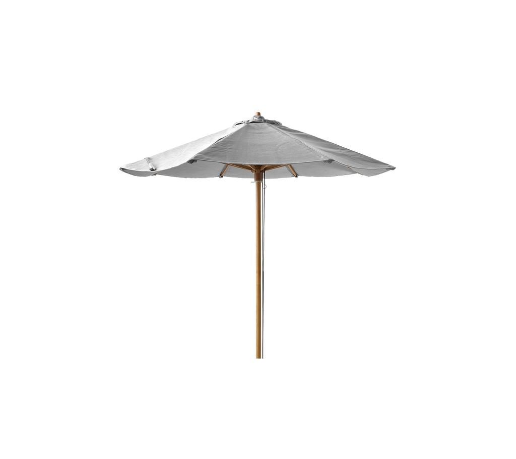 Classic parasol w/pulley system, dia. 2,4 m