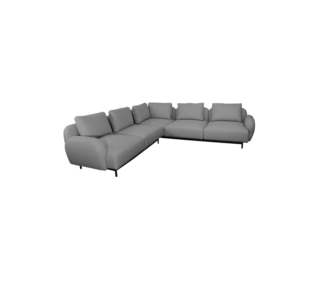 Aura corner sofa with low armrest (8)