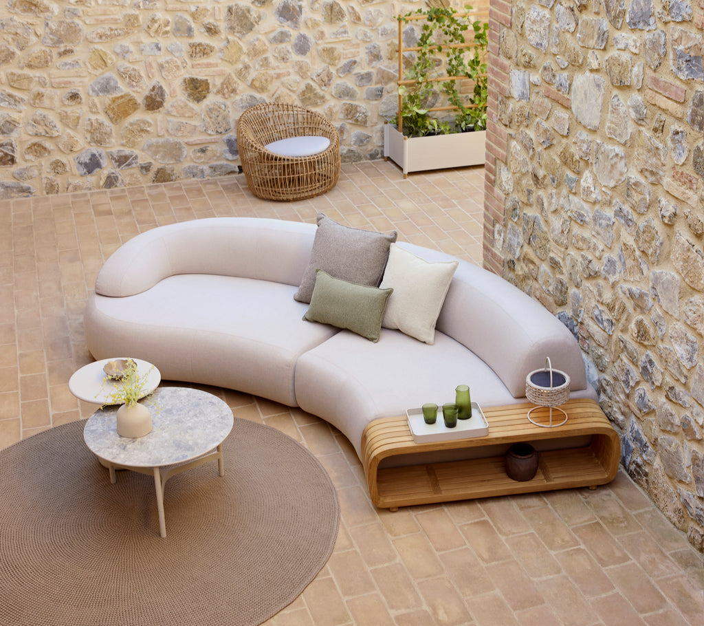 Mellow sofa module left w/long backrest