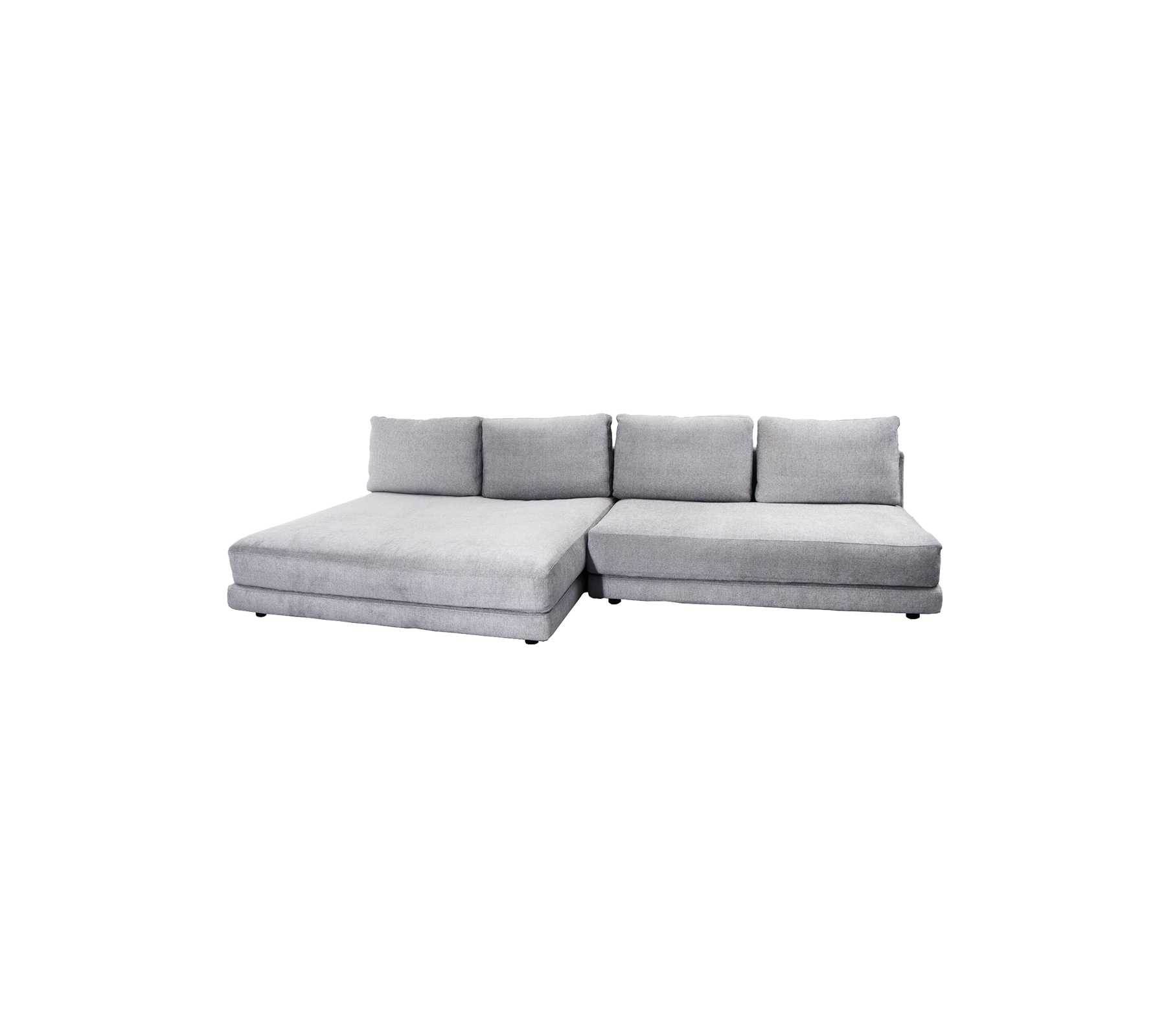 Scale 2-seater sofa w/double daybed, right