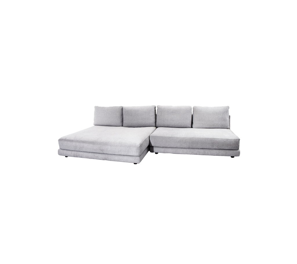 Scale 2-seater sofa w/double daybed, right