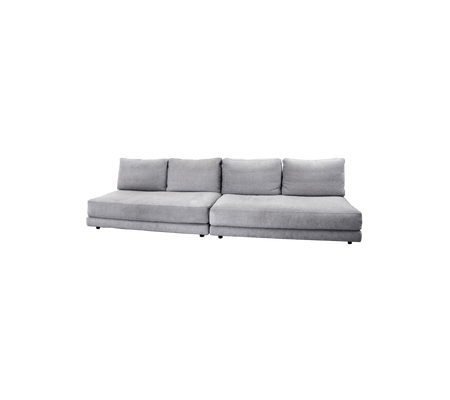 Scale 2 x 2-seater sofa module