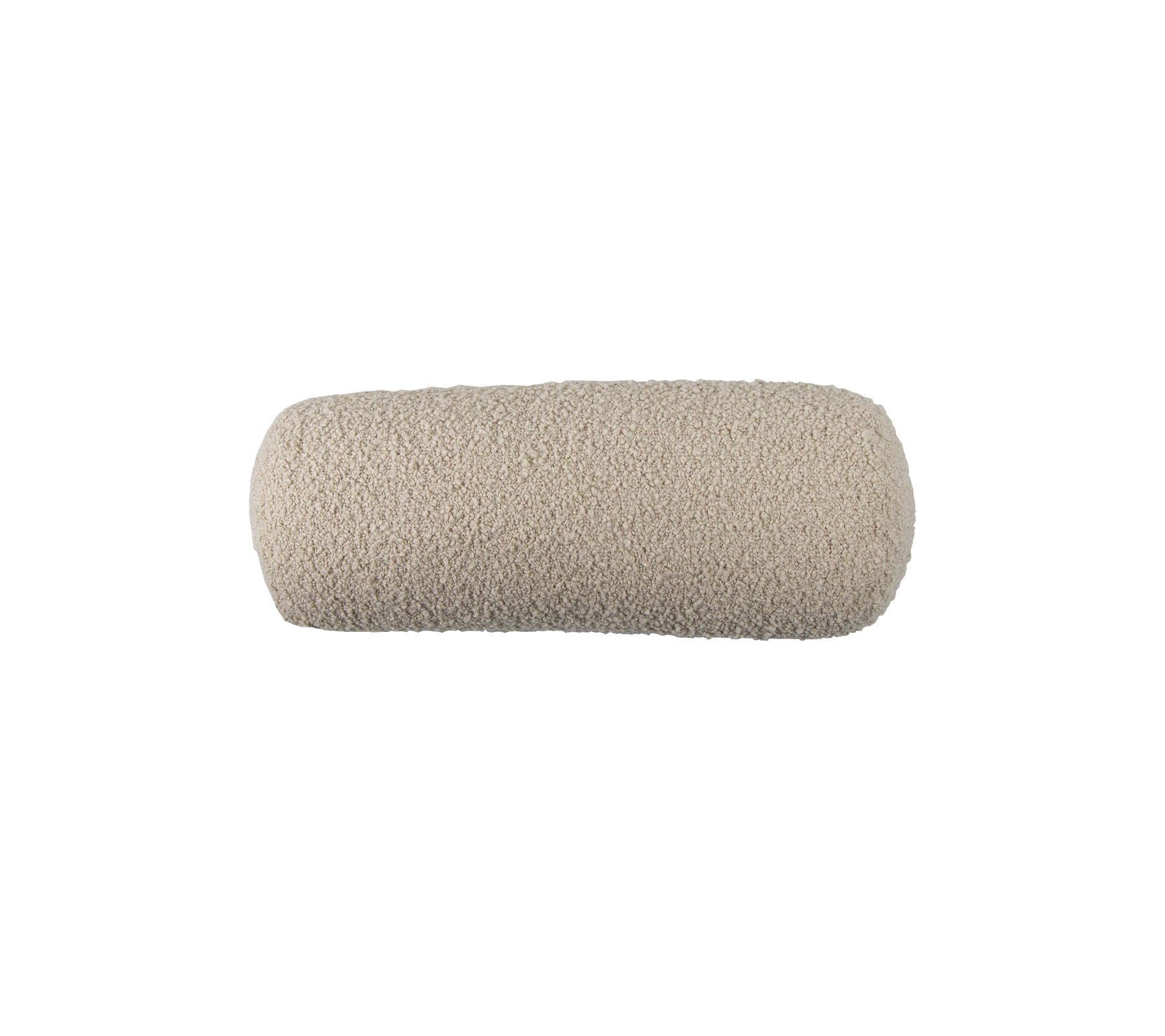Cream-colored cylindrical roller cover, suitable for painting or applying finishes. Soft texture for smooth application.