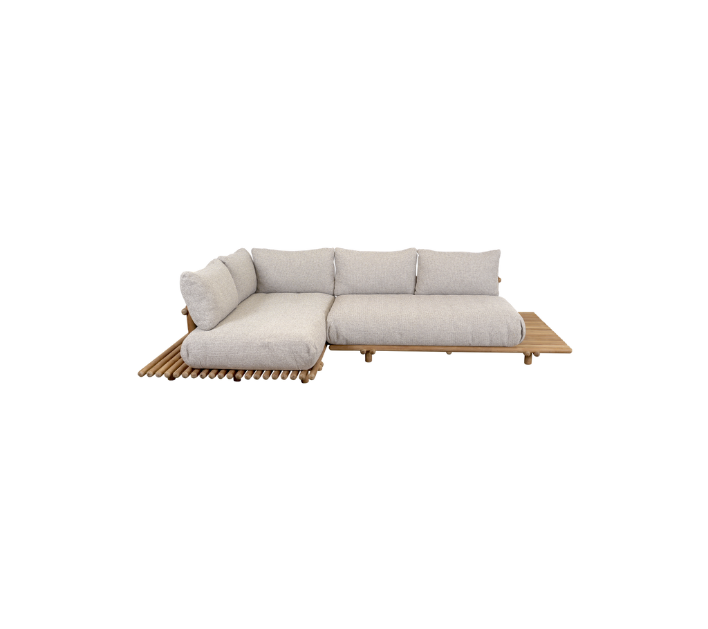 Sticks platform, corner sofa