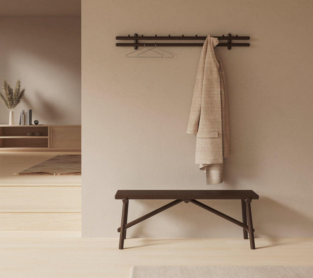 Sticks coat rack, 120 cm
